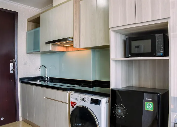 Strategic And Minimalist Studio At Menteng Park Apartment By Travelio